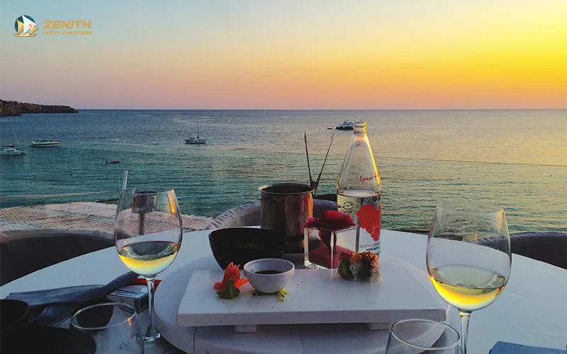 A-romantic-dinner-setup-at-sunset-overlooking-the-sea