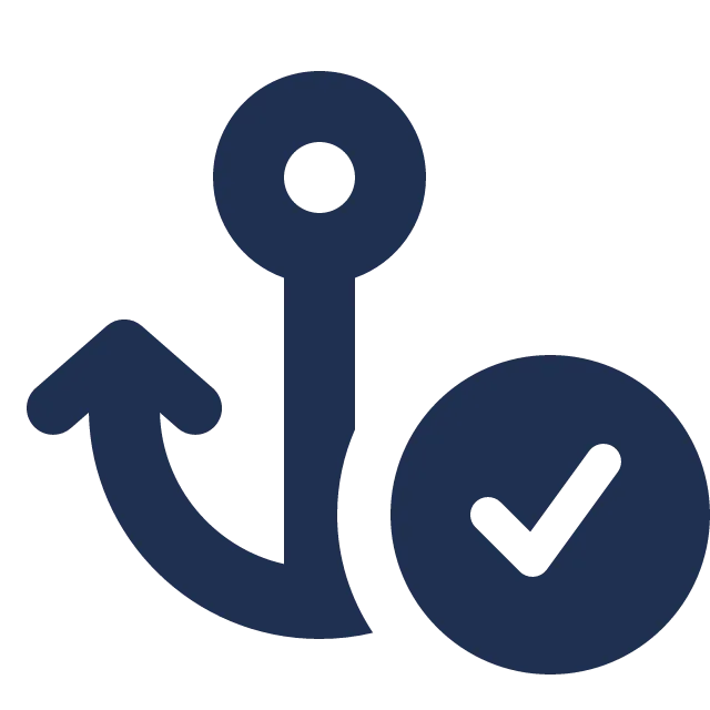 anchor-circle-check-solid