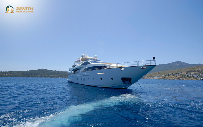 A-luxurious-yacht-on-the-blue-sea-under-a-clear-sky