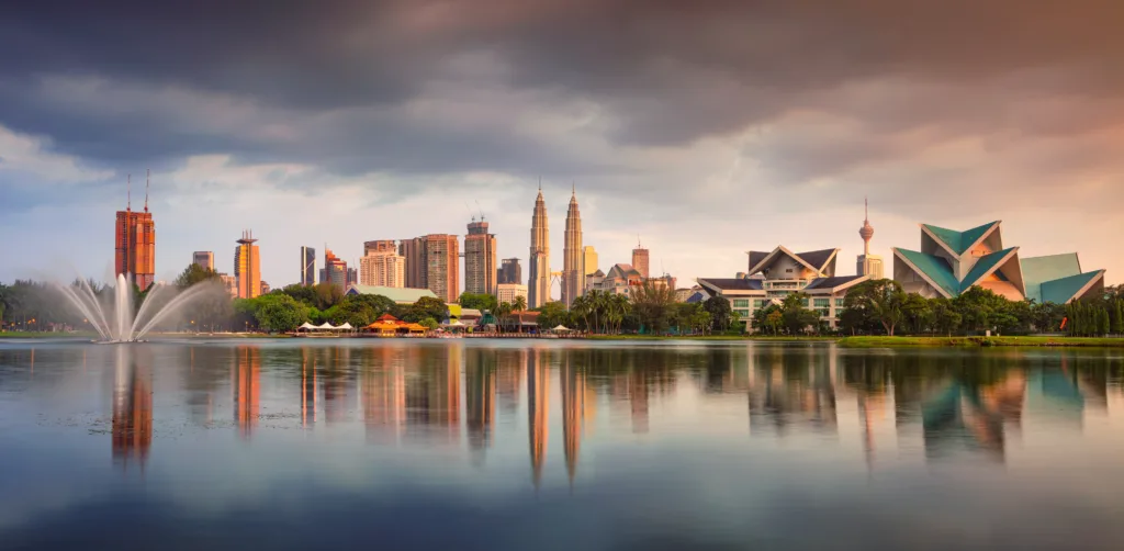 Kuala Lumpur. Panoramic cityscape image of Kuala Lumpur skyline Zenith Yacht Charters Malaysia